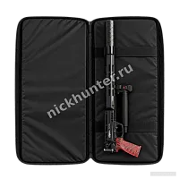 Сумка-чехол EDgun раскрыта: EDgun Леший 2 зафиксирован двумя ремнями внутри