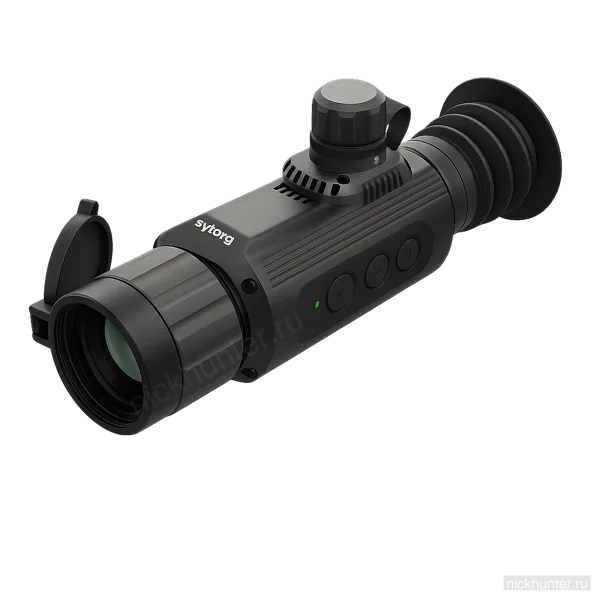 Sytong AM06-35 в профиль — клавиши, индикатор и кольцо фокусировки
