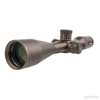 Continental x6 4-24x50 Coyote FDE под углом: зелёное просветление объектива