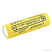Аккумулятор 21700 LiitoKala Lii-50E 5000mAh (плоский контакт) — вид сбоку