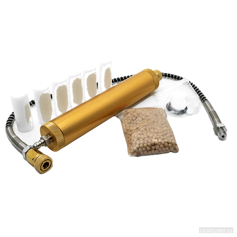 Комплект расходников масловлагоотделителя — сменные картриджи и осушающий наполнитель